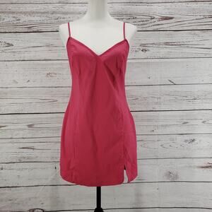 Urban Outfitters Women's Pink Bodycon Mini Dress Size Large